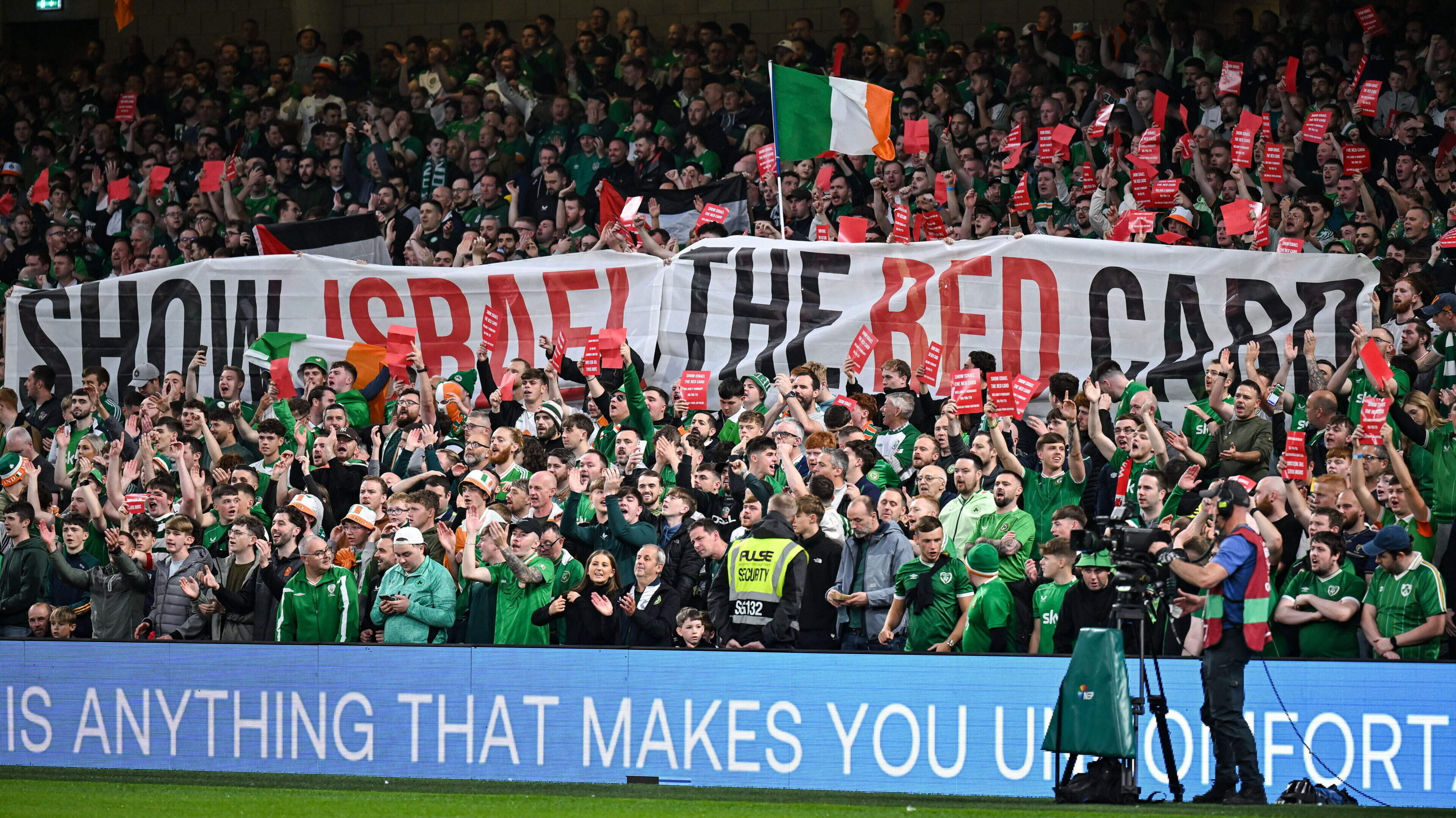 Siptu calls on RTÉ to boycott Ireland-Israel games, warning members will ‘not cooperate with sportswashing’